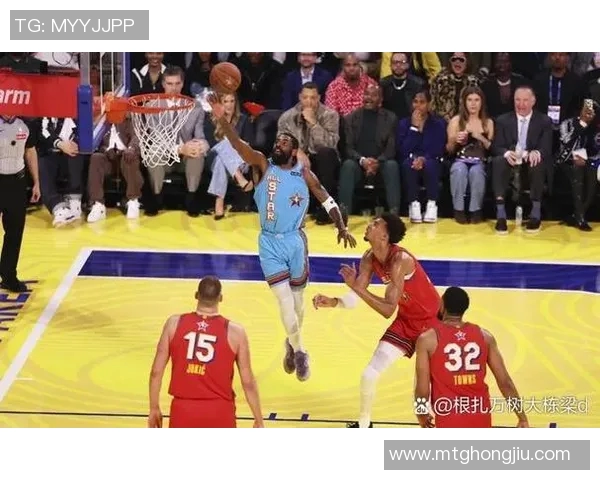美国NBA篮球明星在全明星赛上取得精彩表现,帮助东西部全明星队获得胜利